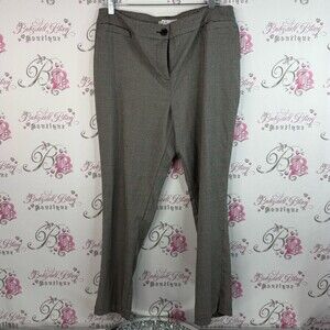 Cleo trousers, pants, houndstooth, black cream, white red Checkered Pants
